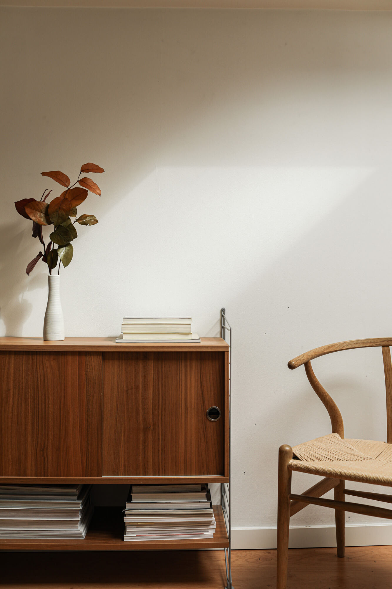 wooden furniture - including a sideboar d and timber chair